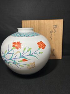 十四代酒井田柿右衛門「濁手苺文額皿」 の買取実績｜埼玉県さいたま市