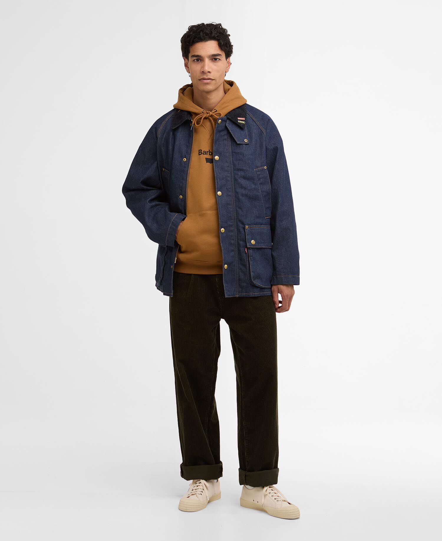 Buy Barbour x Levi's Oversized Bedale Denim Jacket for N/A 0.0