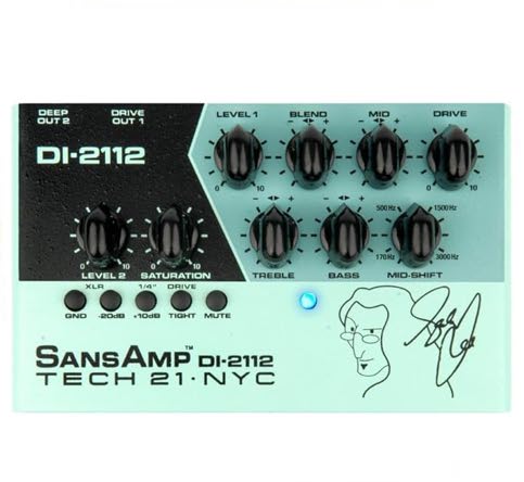 試奏音源】ゲディリーモデルのサンズアンプ〜Tech 21 SANSAMP YYZ