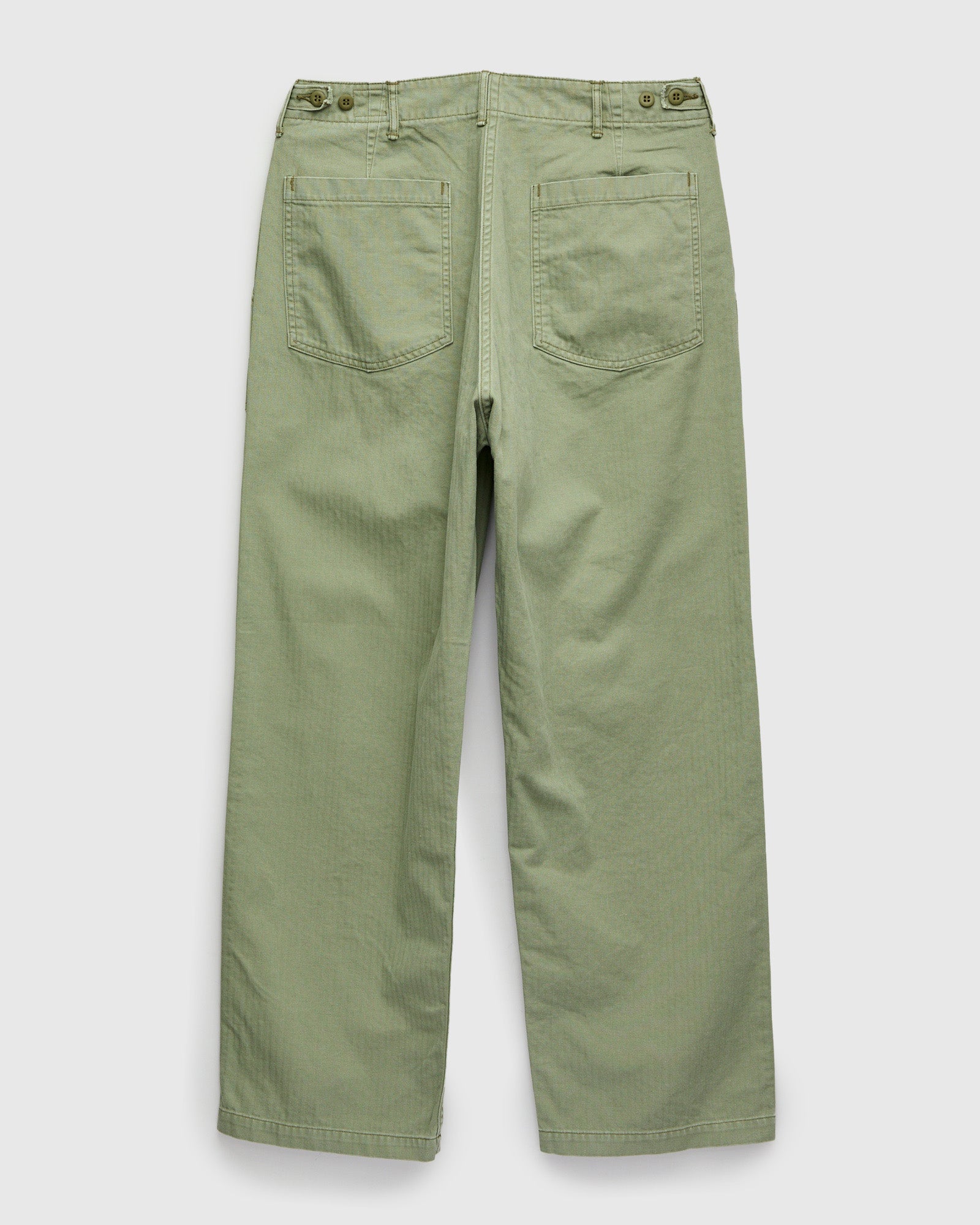 Herringbone Summer Fatigue Pants in Green – Blue Owl Workshop