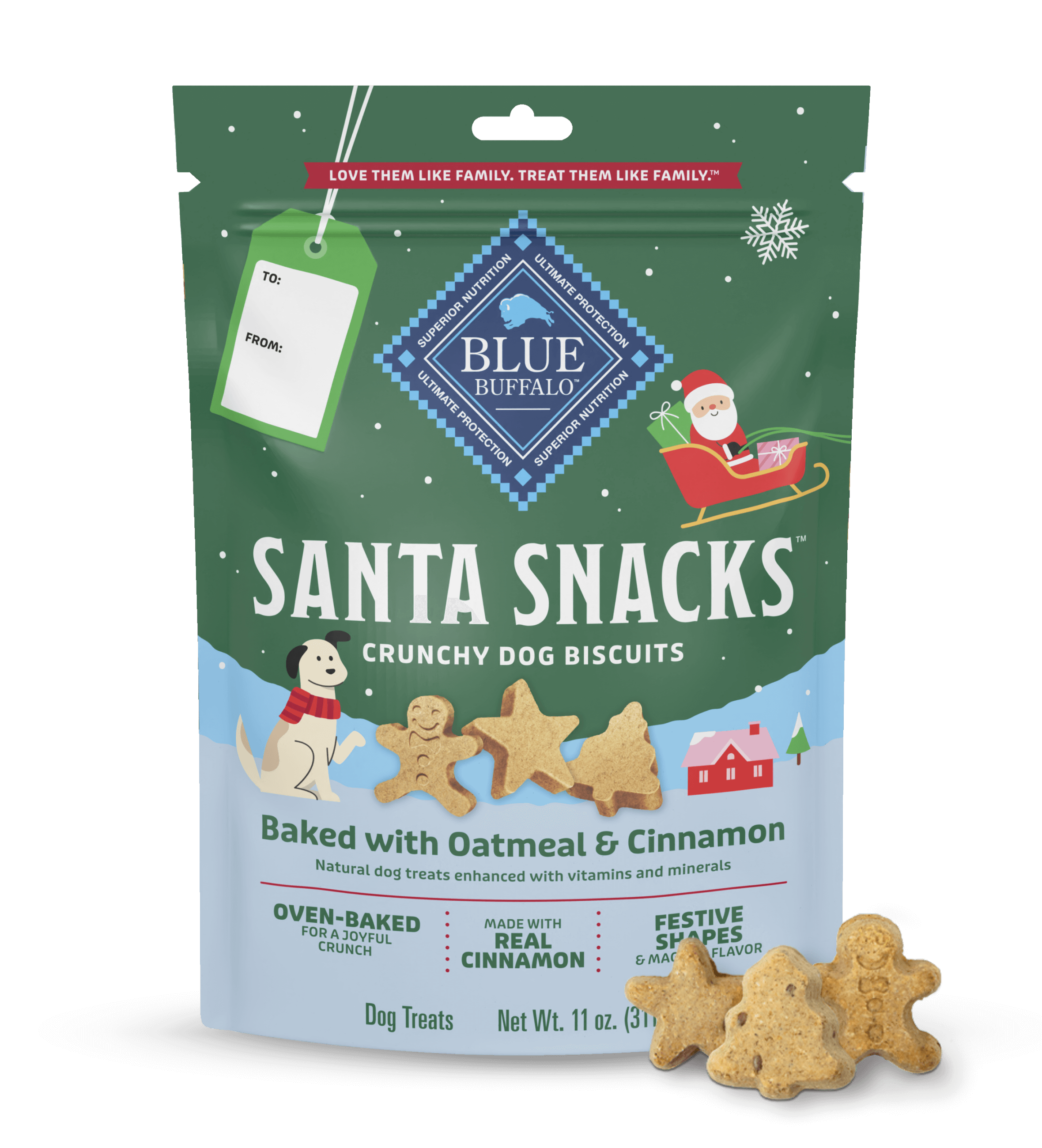 Christmas Dog Treats | Santa Snacks | Blue Buffalo
