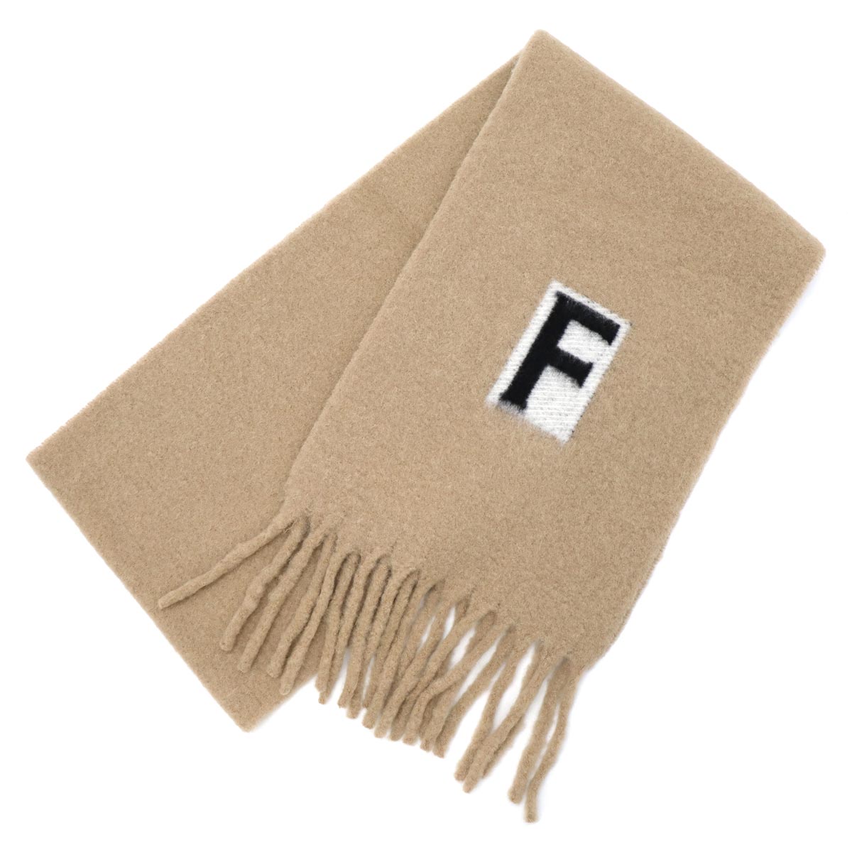 フェラガモ マフラー メンズ キャメル&ブラック 520108 CAMEL BLACK