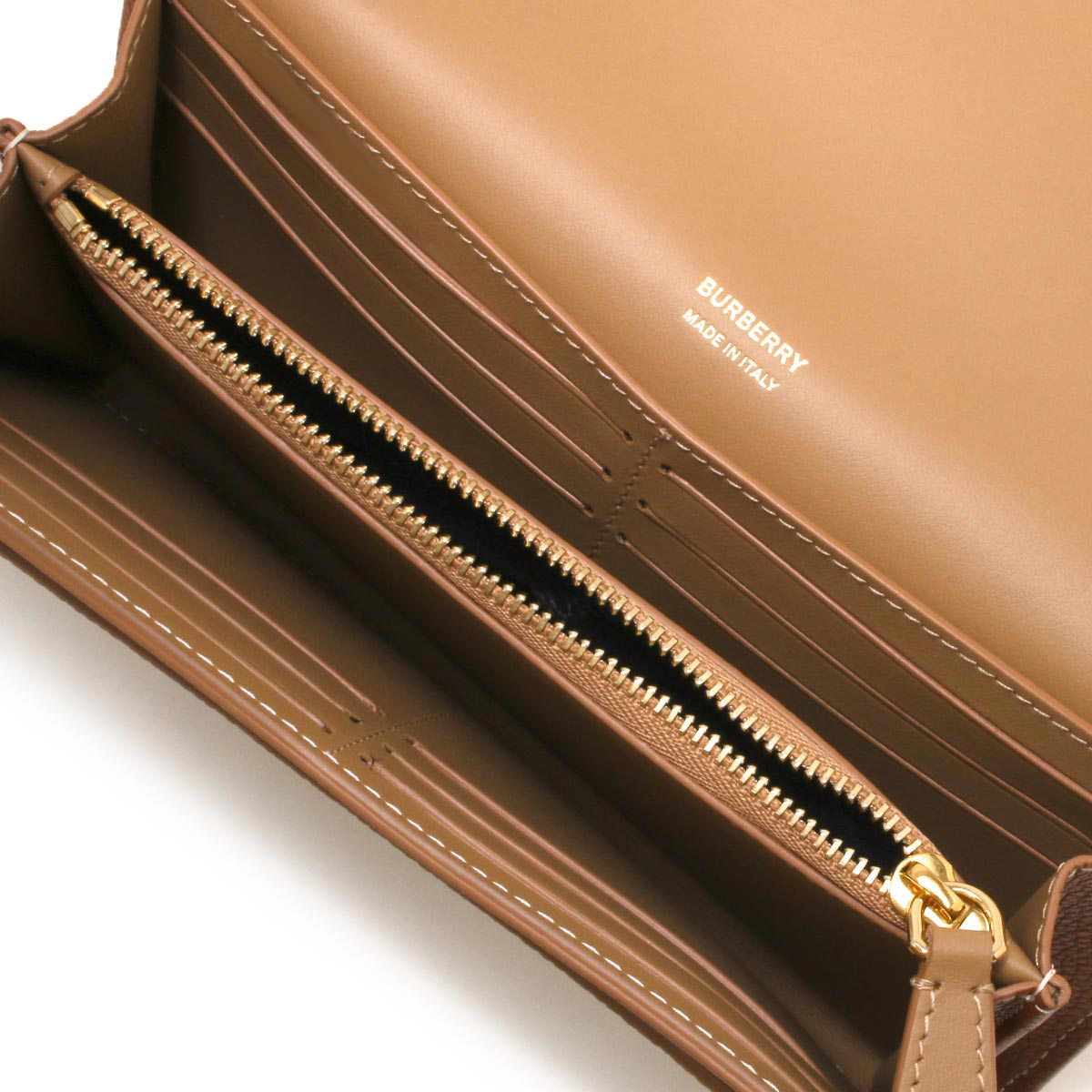 バーバリー 長財布 財布 レディース TB コンチネンタルウォレット バイ