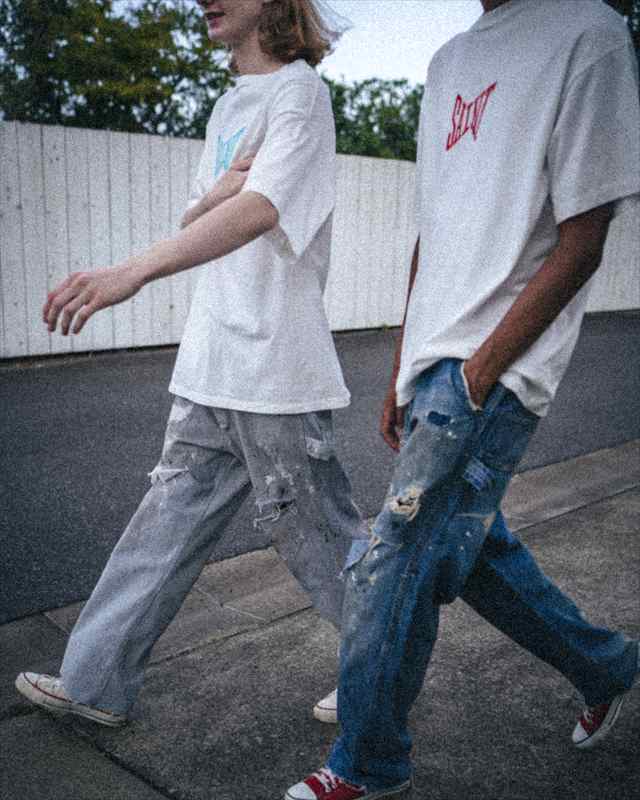 SAINT Mxxxxxx DENIM PANTS PAINTER Blue