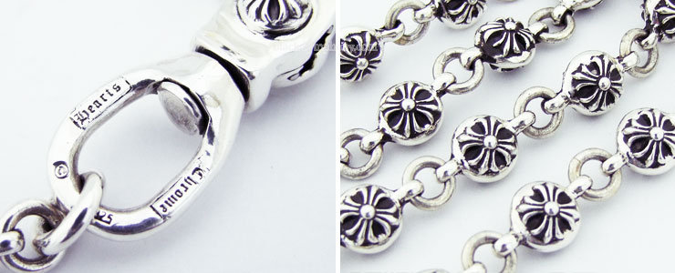 クロムハーツクロスボールウォレットチェーン#22クリップロング|クロム