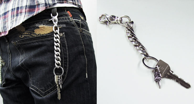 クロムハーツキーリングロングクラシックチェーン8リンク|クロムハーツ