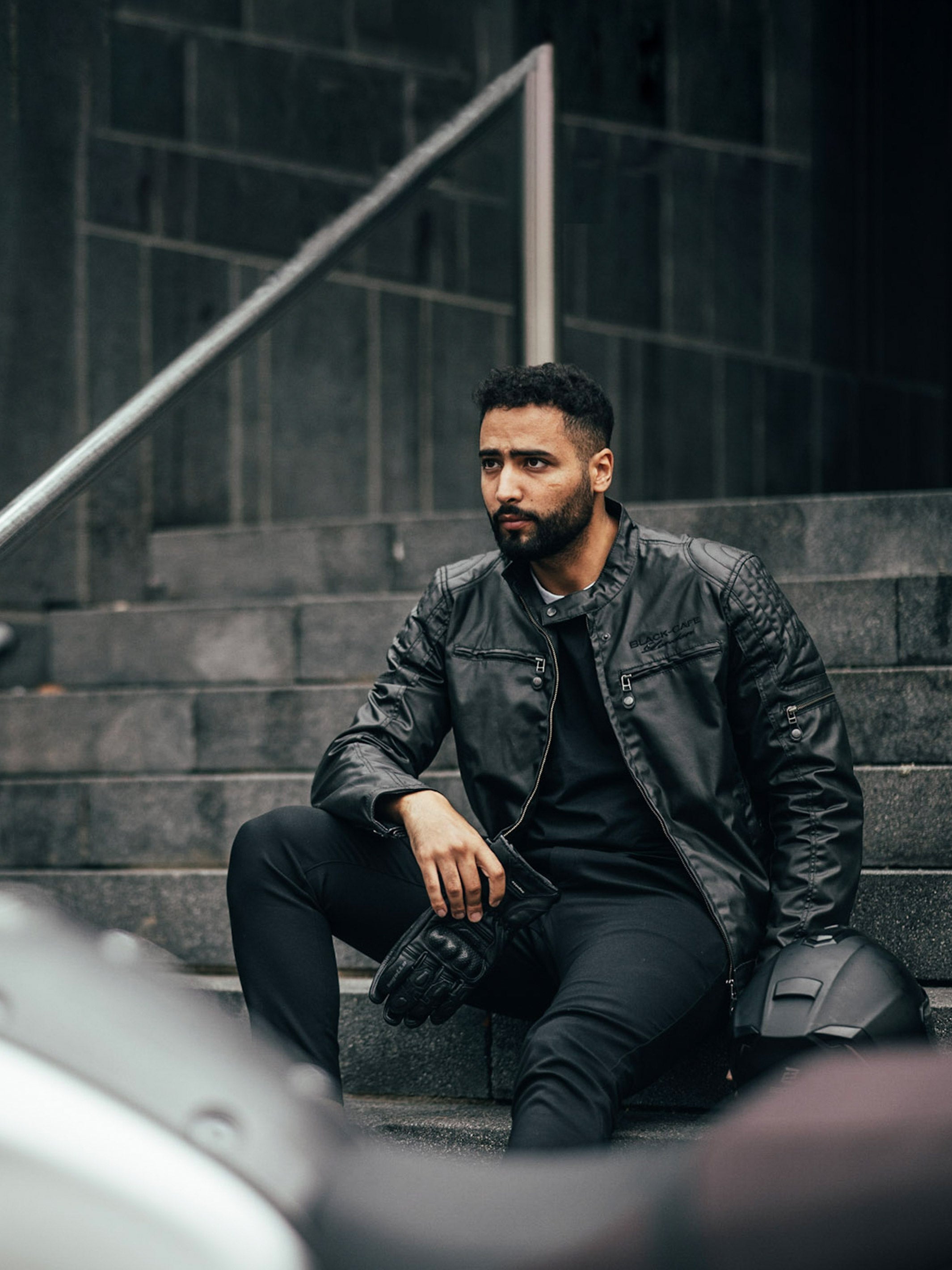 Black-Cafe London motorcycle clothing ▷ Premium Cafe Racer clothing