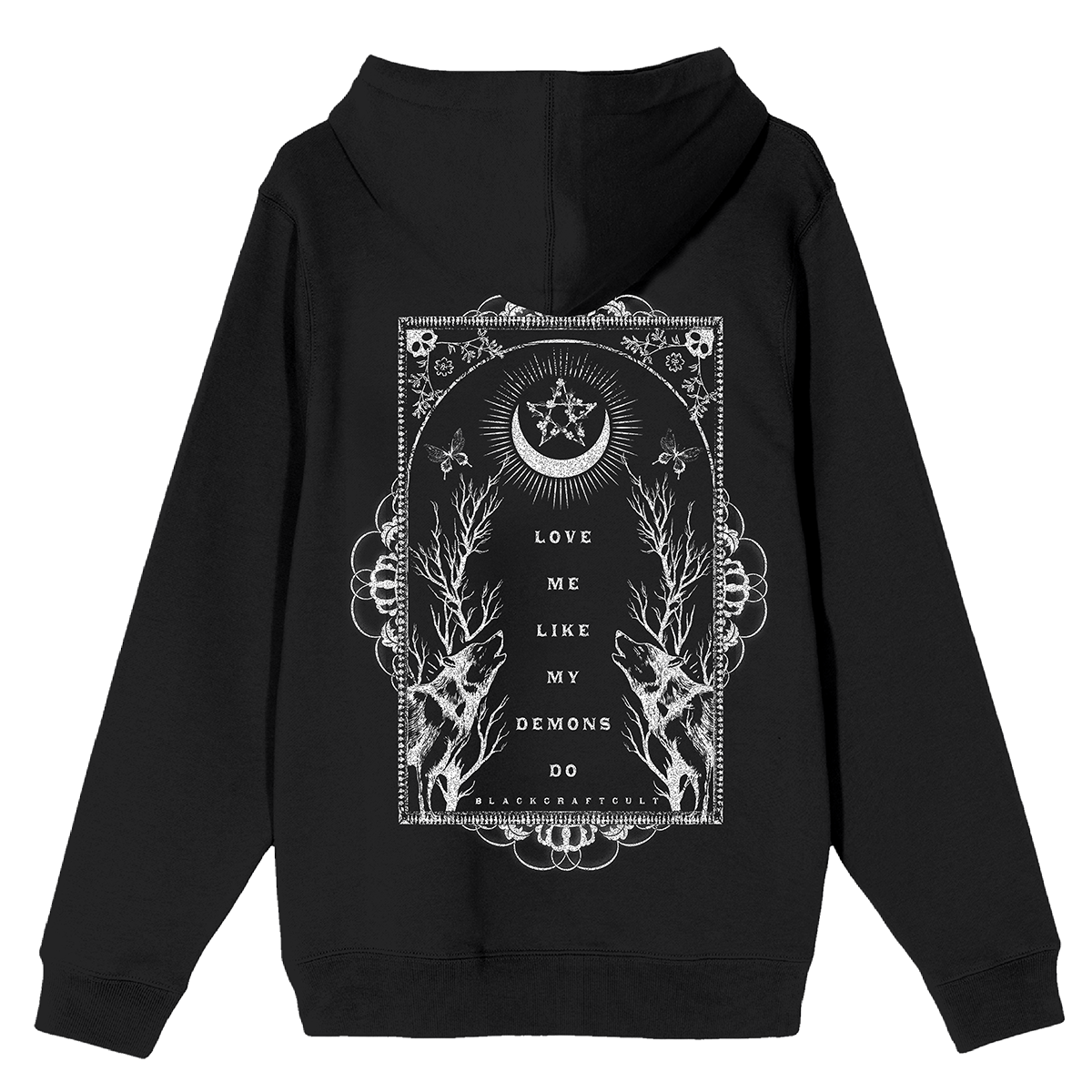 BLACKCRAFT Store - Love Me Like My Demons Do Zip-Up Hoodie