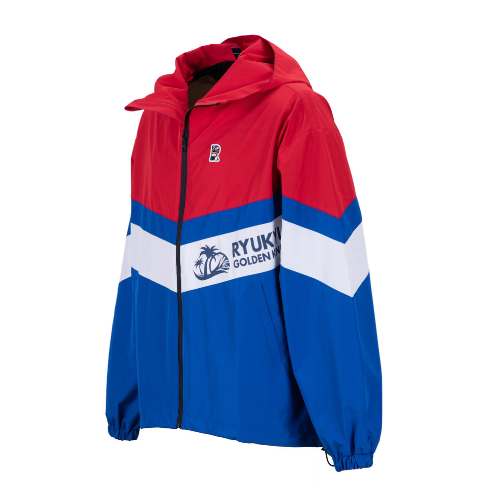 GORDYナイロン ジャケット25-26 [RED-BLU]｜琉球ゴールデンキングス｜B