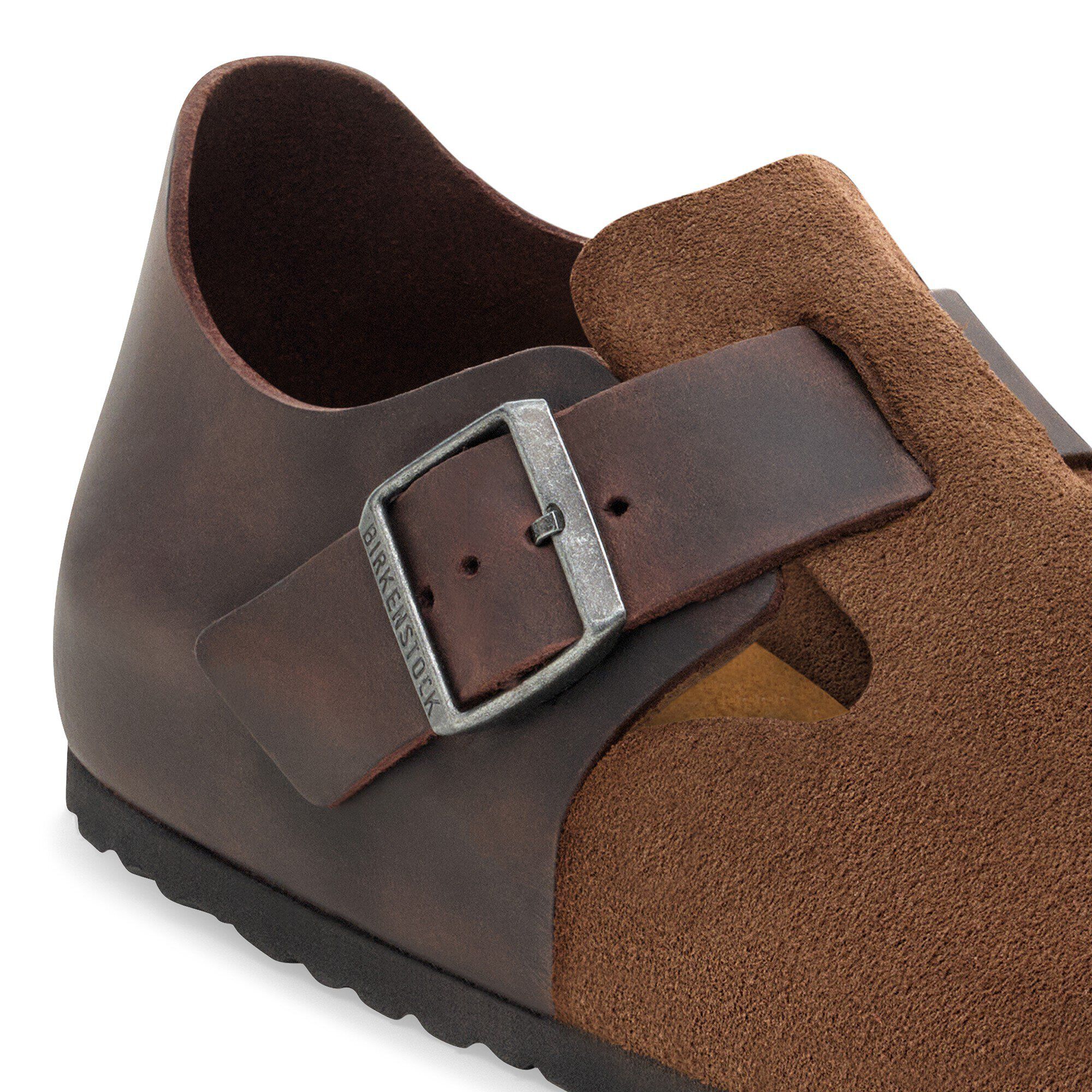 London / ロンドン」（ミックスドレザー、ダークティー）| BIRKENSTOCK