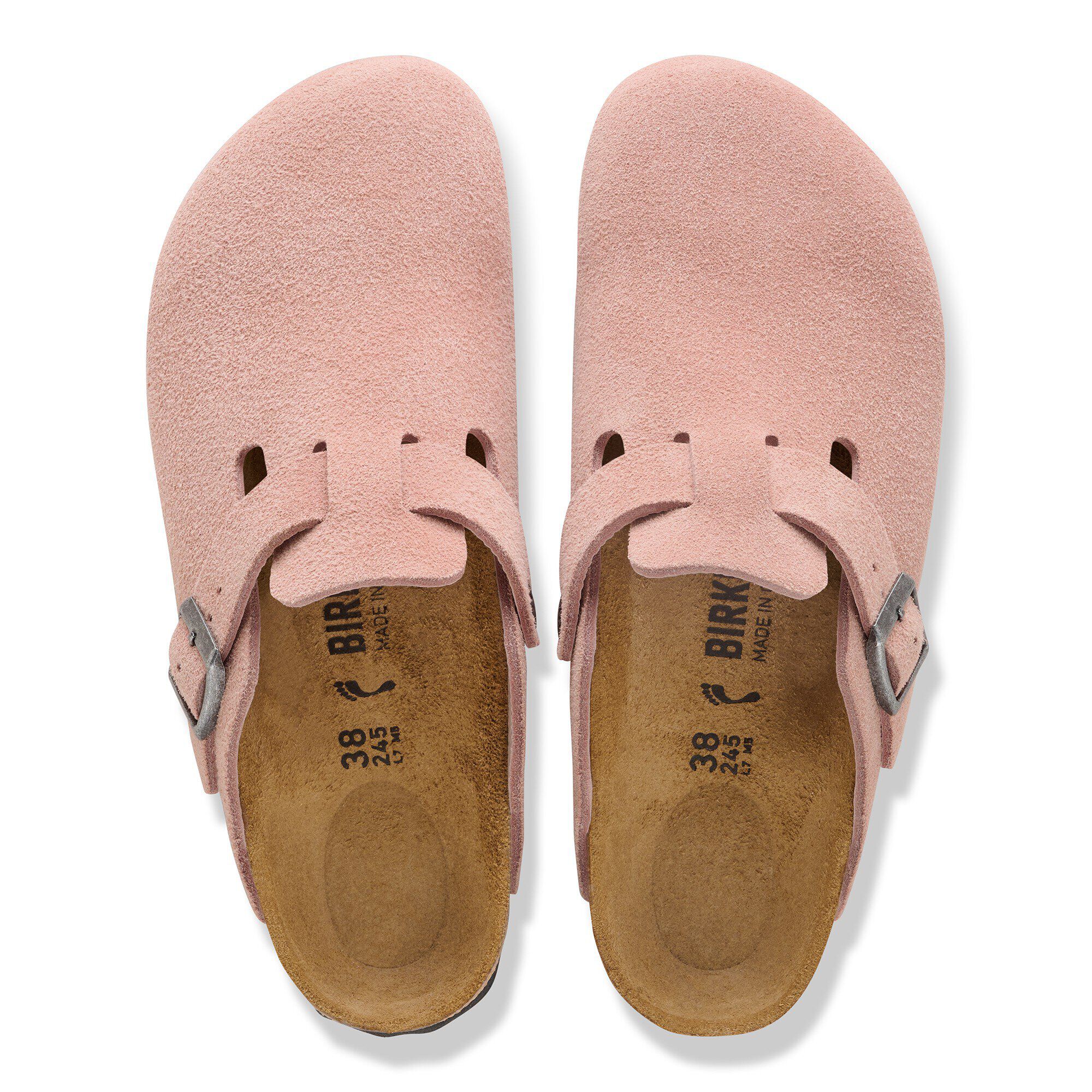 Boston / ボストン」（スエードレザー、ピンククレイ）| BIRKENSTOCK