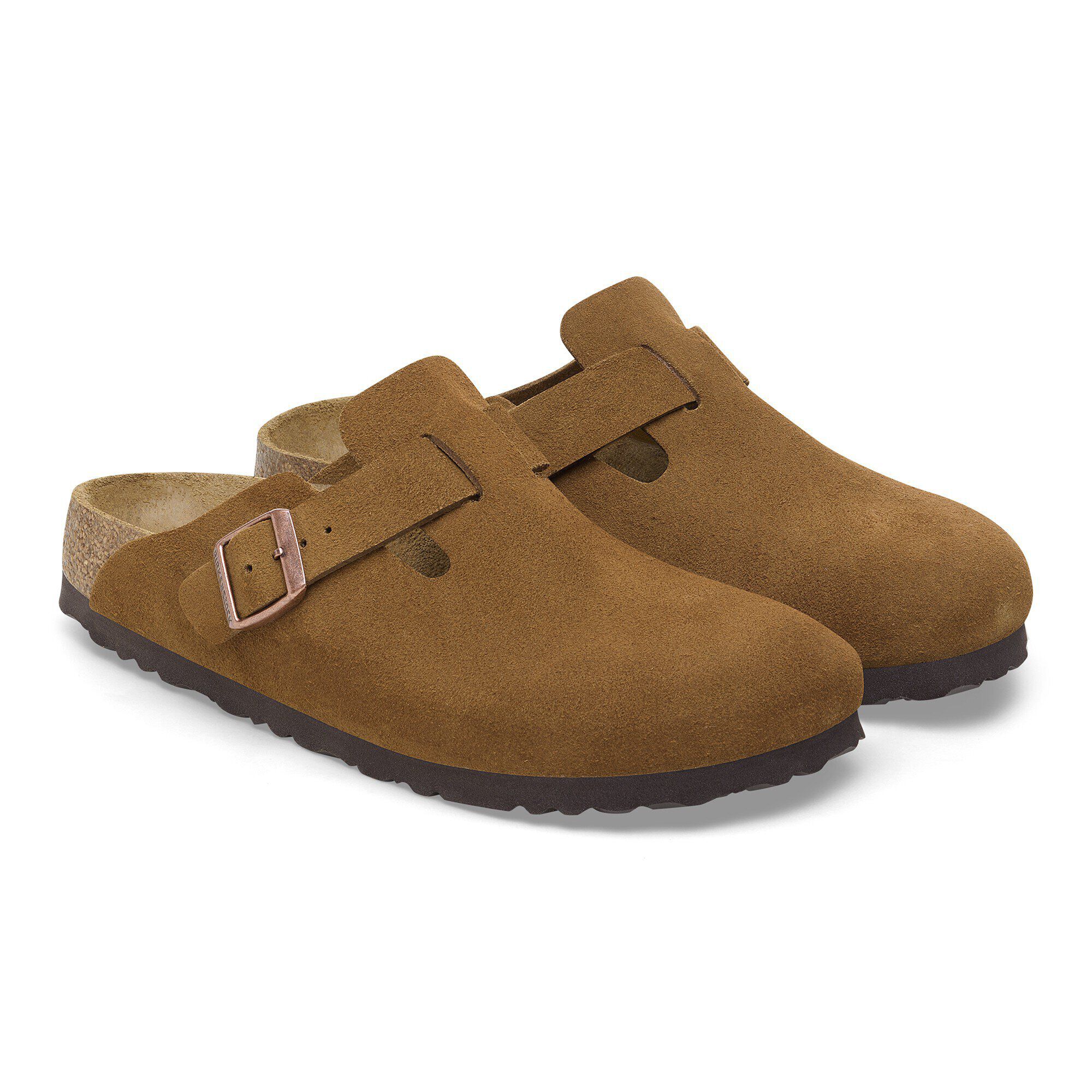 Boston / ボストン」（スエードレザー、ミンク）| BIRKENSTOCK（日本）