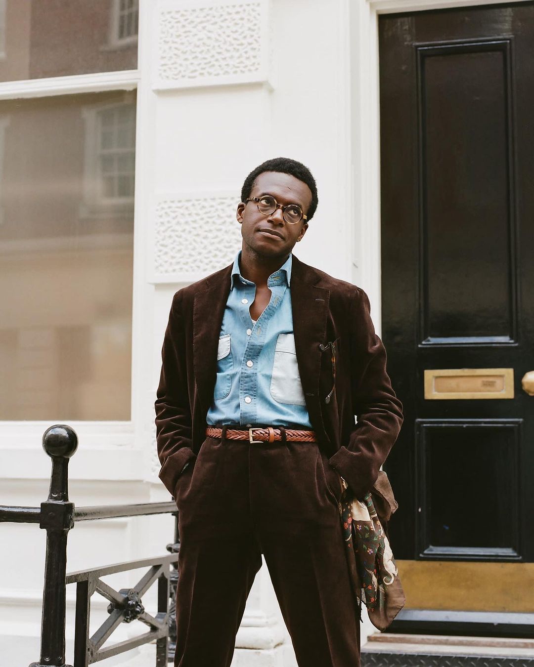 ドレイクス ストール Drakes ドレイクス リバーシブル ドット ストール