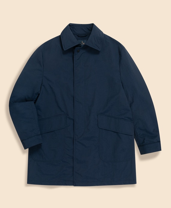 ウール／カシミヤ ラグランスリーブ ウォーキングコート | Brooks