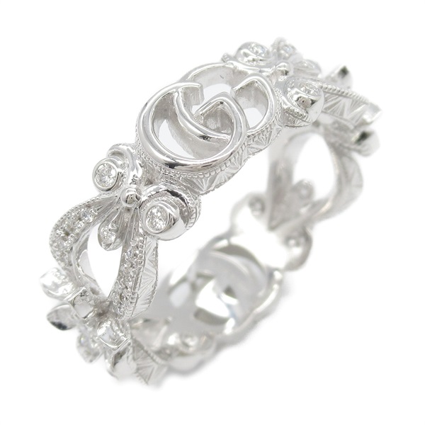 グッチ(GUCCI)グッチ フローラフラワーモチーフ ダイヤ リング リング