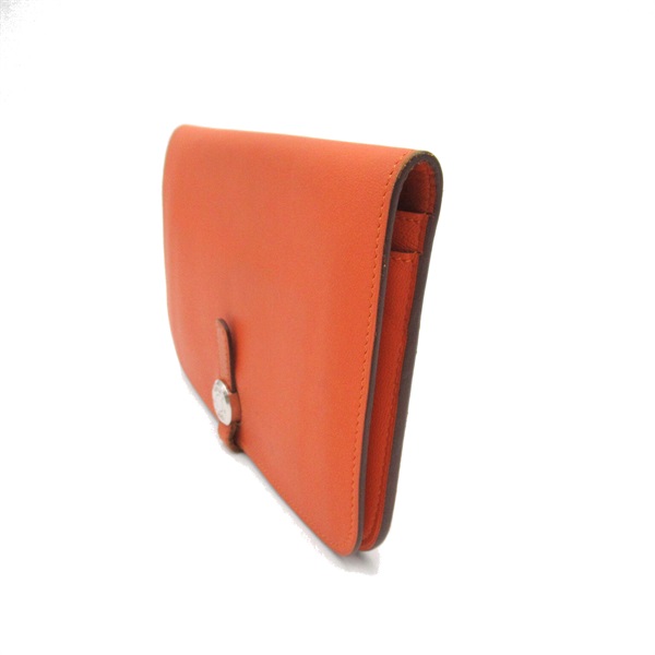 エルメス(HERMES)エルメス ドゴンGM 二つ折り長財布 財布 レディース