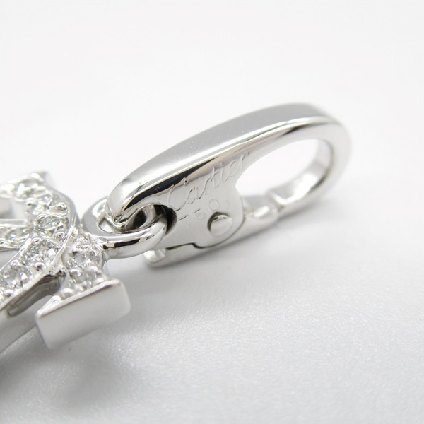 カルティエ(CARTIER)カルティエ 2C ダイヤ チャーム ペンダントトップ