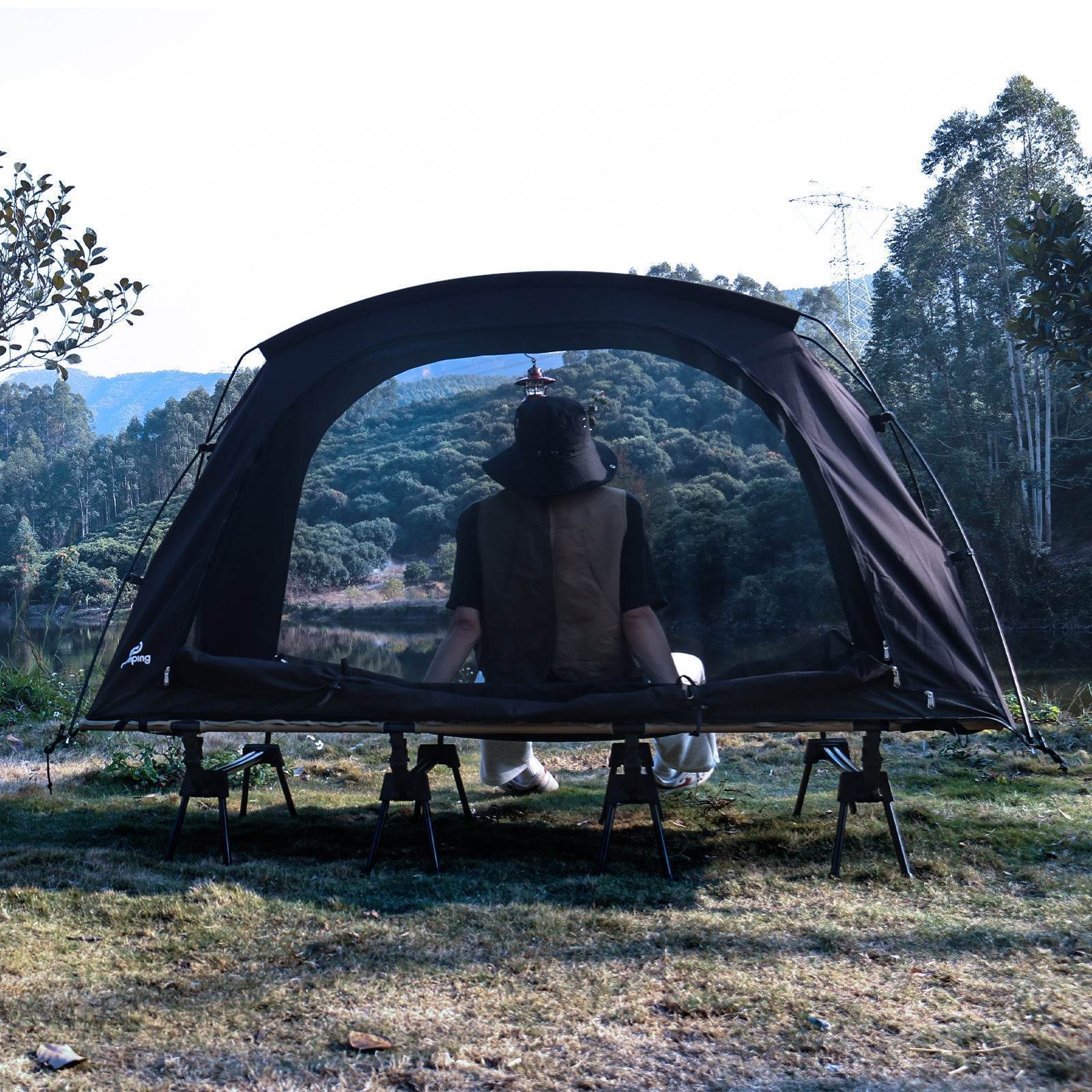 GOGlamping SKY EYE CT 自立式 コットテント TC & フライシート[テント