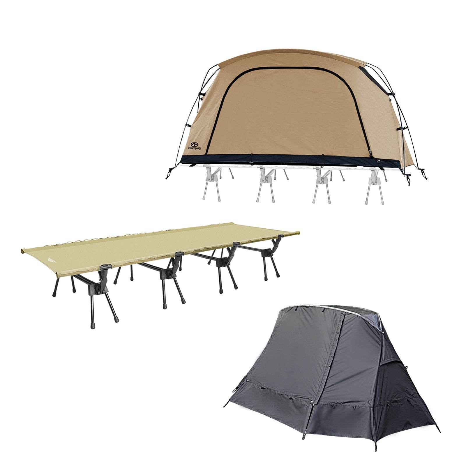 GOGlamping SKY EYE CT 自立式 コットテント TC & フライシート[テント