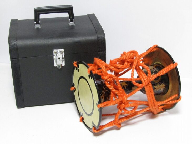 hyoutan ➂ 美品高級 小鼓 豪華金蒔絵鼓 和太鼓 袋付き 楽器 小鼓 和