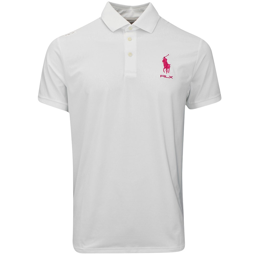 RLX Golf Shirt - RL Tour Pro Logo Polo - Garden Pink SS25