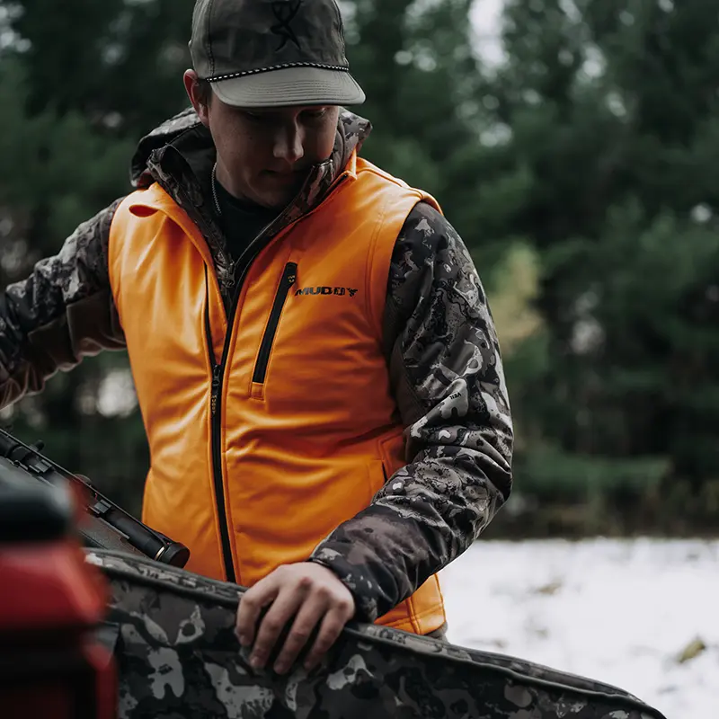 TRX Softshell Blaze Orange Vest | Muddy Outdoors