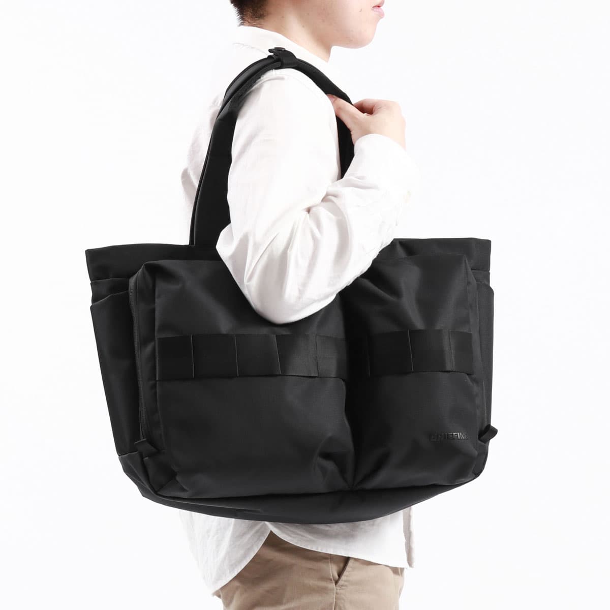 日本正規品】BRIEFING ブリーフィング SOLID WAVE SW WIDE TOTE WR