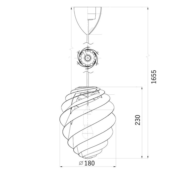Swirl-2 S・ペンダントライト | LE KLINT ｜照明のライティング
