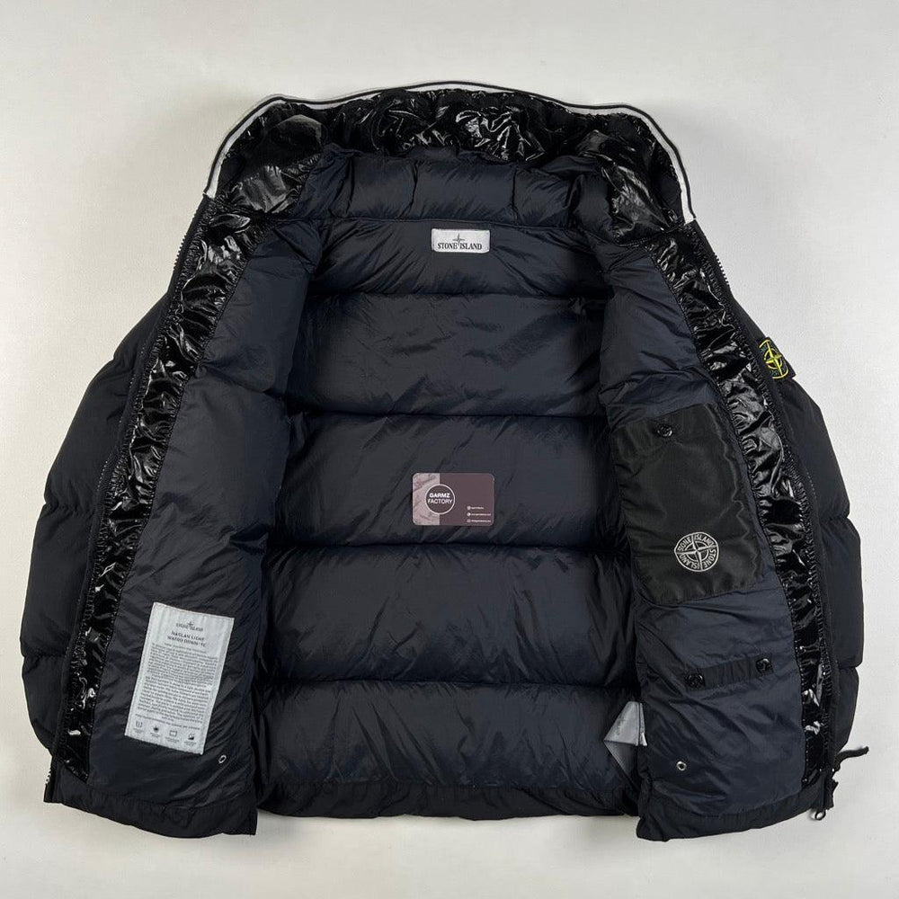 Stone Island Naslan Light Watro Down Tc Jacket Black – Garmz Factory