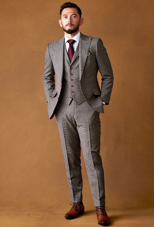 ブラウンスーツ・その他のコーディネート（TRABALDO TOGNA）｜90023F