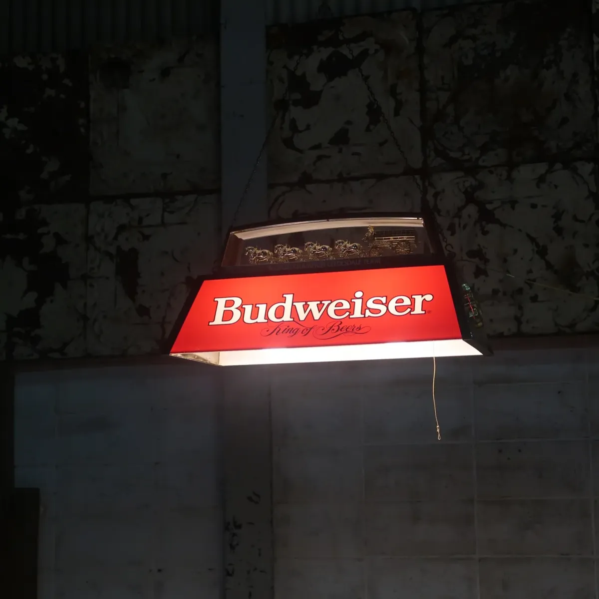 Budweiser ビンテージ プールランプ ｜ glow ANTIQUES