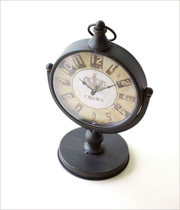 置き時計 置時計 アンティーク おしゃれ レトロ アナログ 卓上