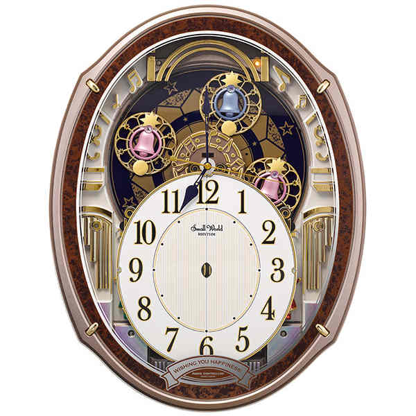 リズム 電波からくり時計 スモールワールドアルディ｜106982｜商品詳細