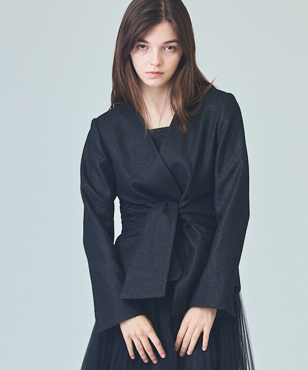 ラメWOOLボウジャケット / GRACE CONTINENTAL | GRACE CONTINENTAL