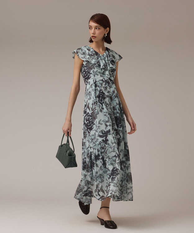 フラワープリントフリルワンピース / GRACE CONTINENTAL | GRACE