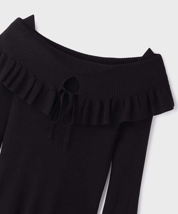 オフショルフリルニットトップ / GRACE CONTINENTAL | GRACE