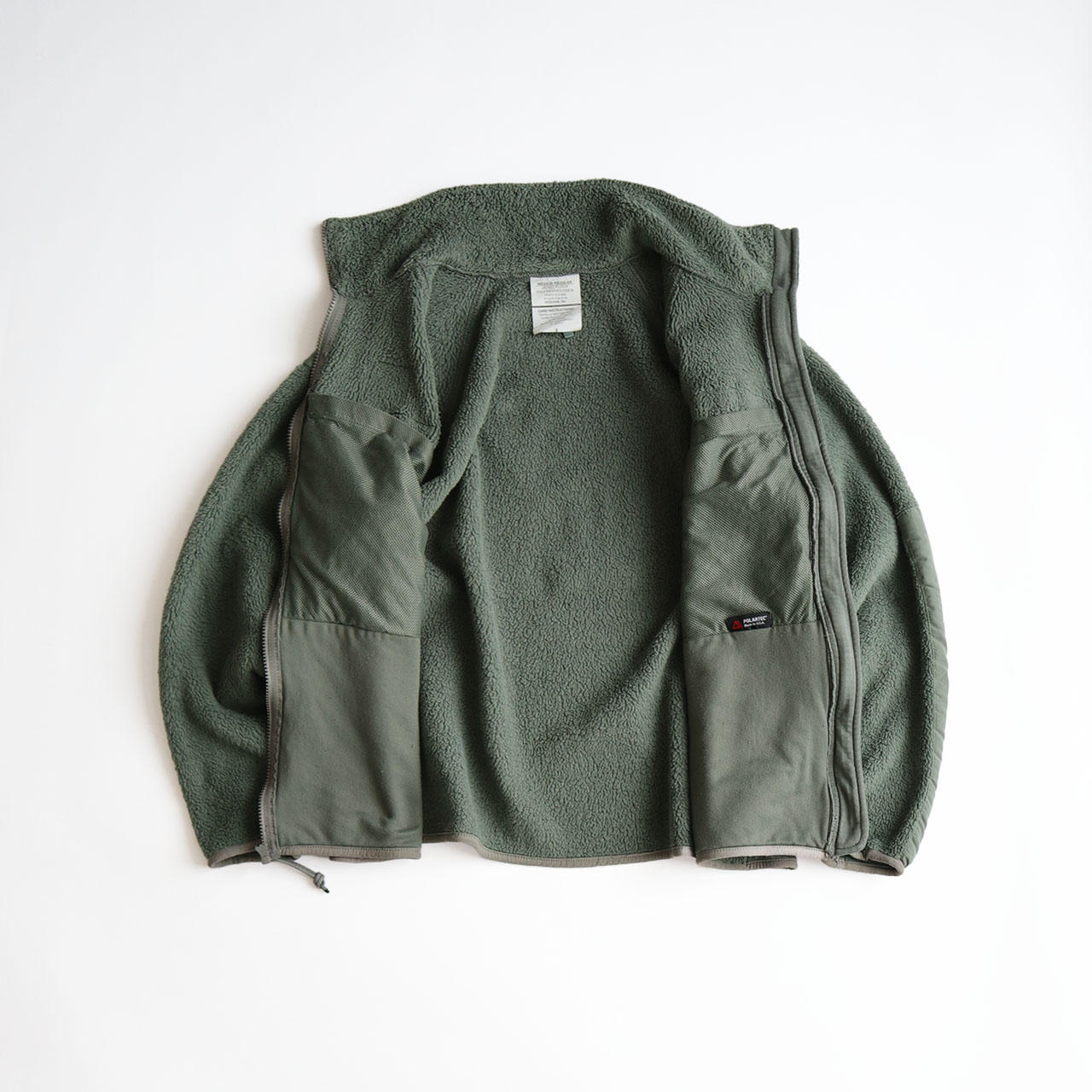 US MILITARY ECWCS GEN III POLARTEC FLEECE ZIP LINER JACKET 【SIZE