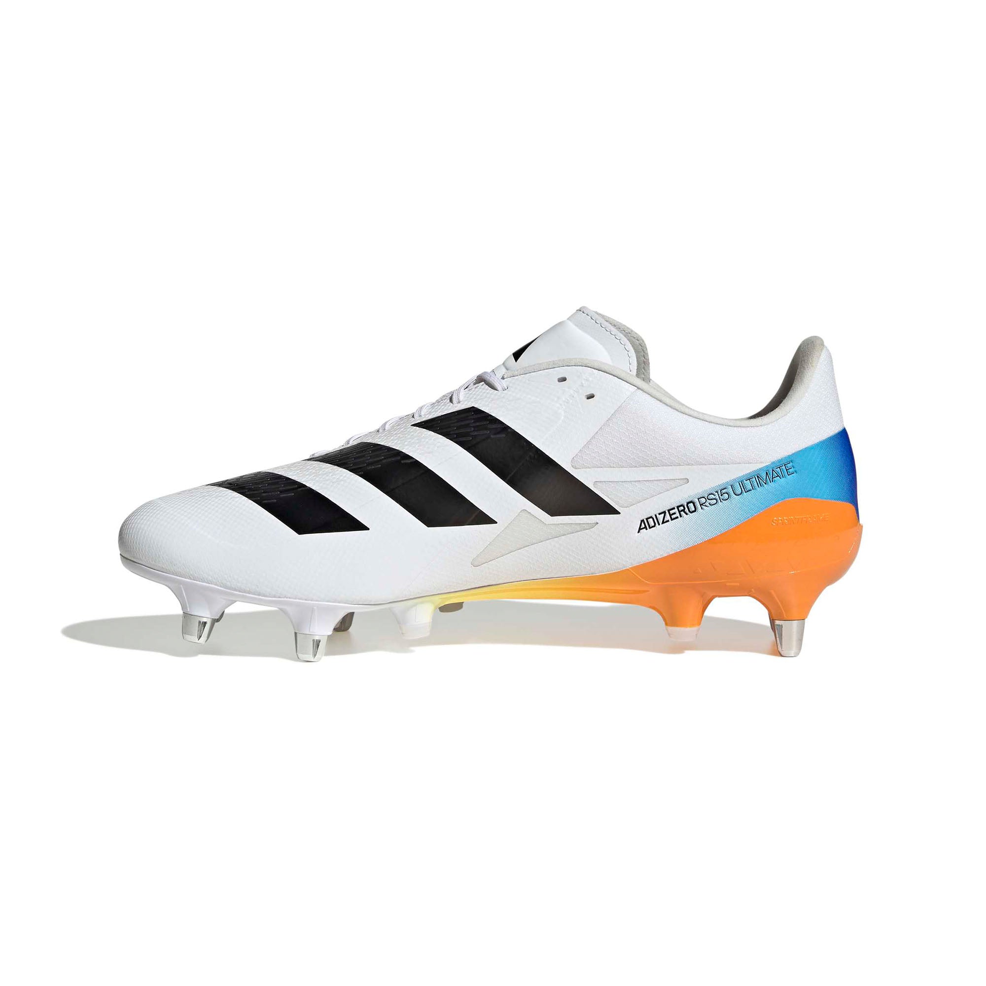 adidas Adizero RS15 Ultimate SG White/Black/Tangerine – Greaves Sports