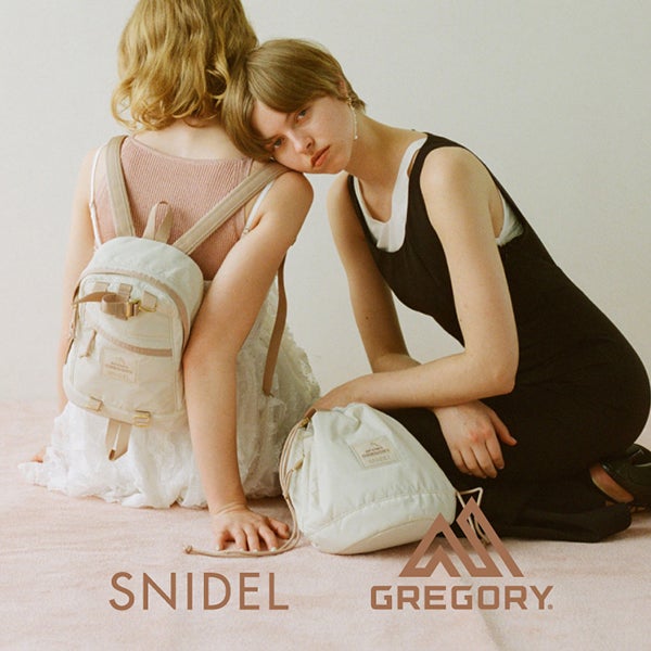 SNIDEL×GREGORY＞初のコラボレーションアイテムが登場！