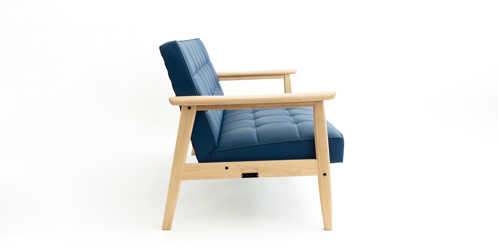 sold out】カリモク60 Kチェア 2シーター・グランブルー（D&DEPARTMENT