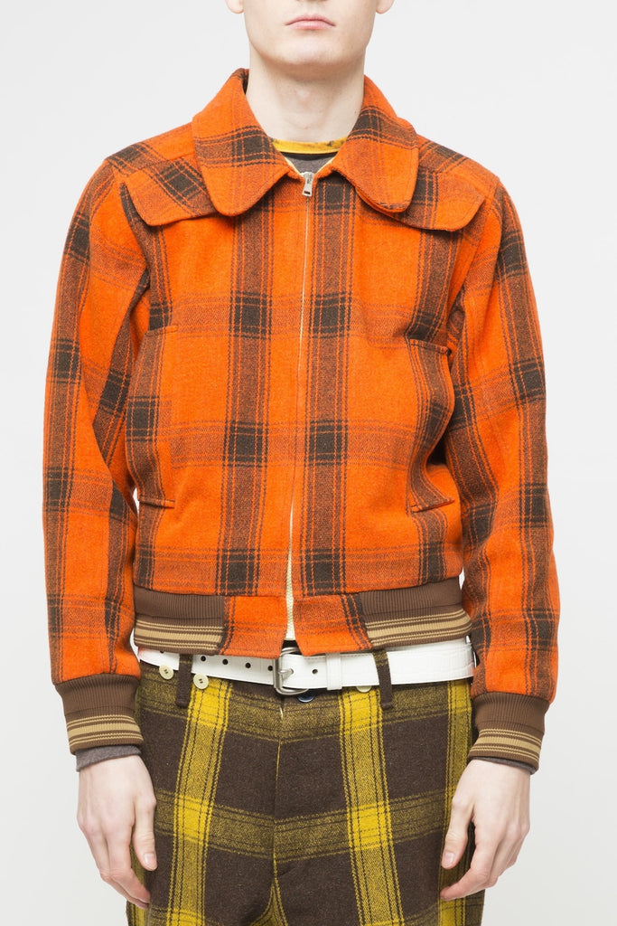 Walter Van Beirendonck Red Plaid Jacket – dot COMME