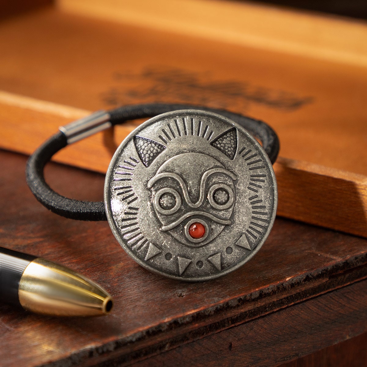 GBL】もののけ姫 コンチョヘアゴム サンのお面 | どんぐり共和国そらの