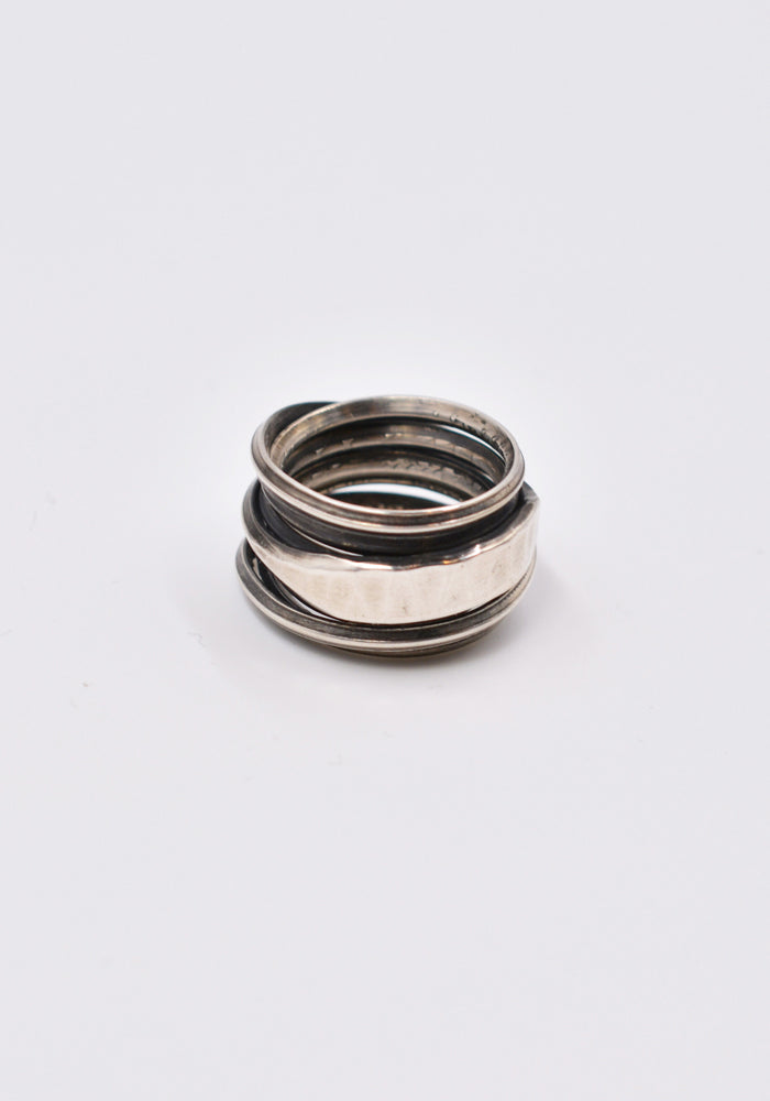 WERKSTATT MÜNCHEN M1974 SILVER RING WOUND CROSSOVER | DOSHABURI Shop