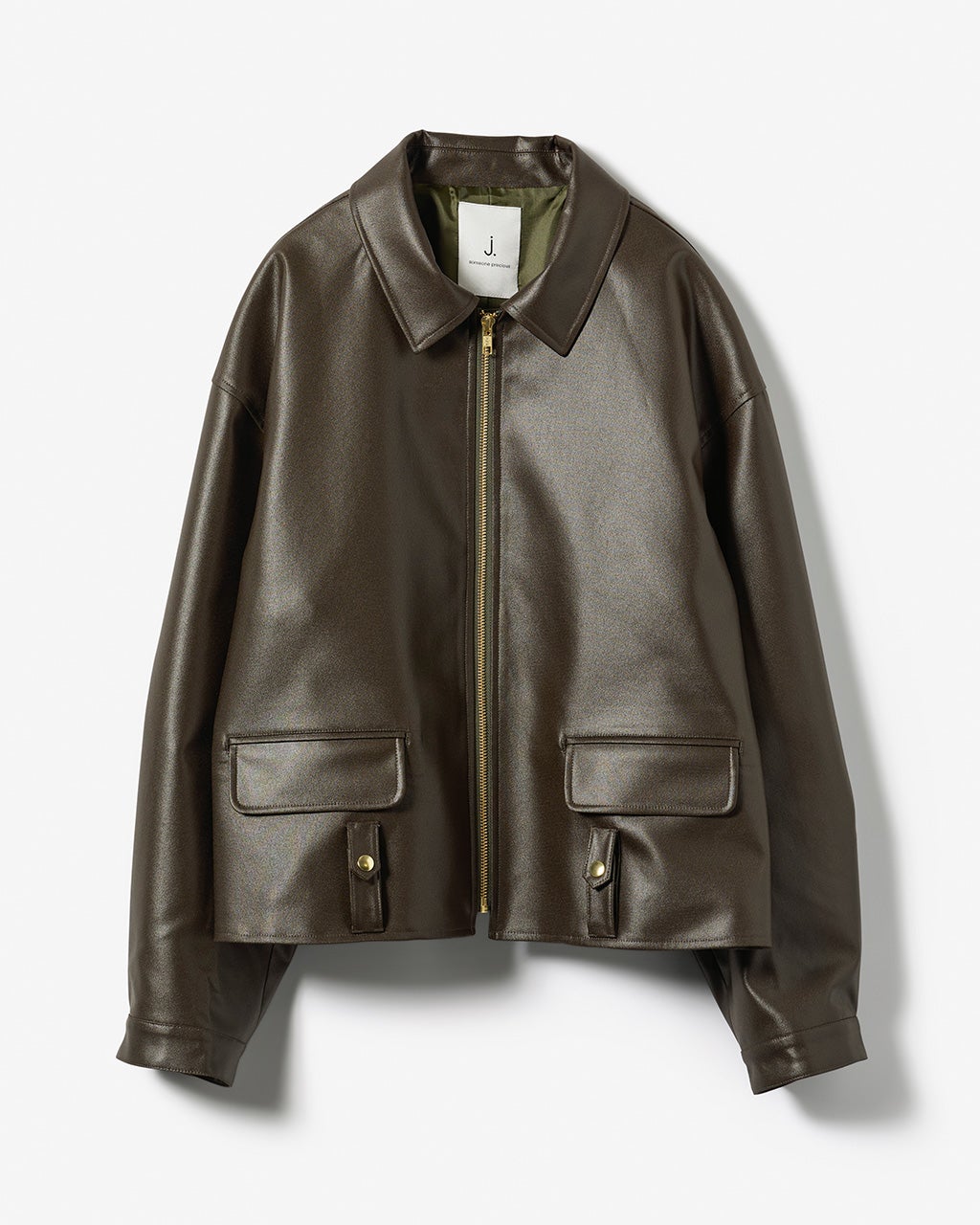 レザーライク・ジャケット/DoCLASSE