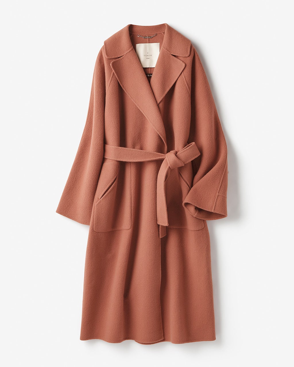 カシミヤ混ウールリバー／チェスターコート/DoCLASSE