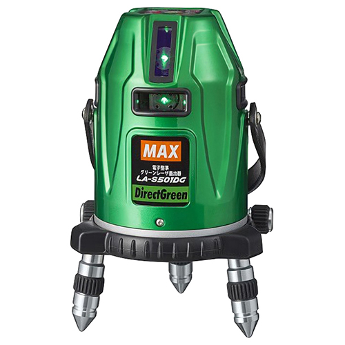 レーザー墨出器(矩十字+水平110°) LA-S501DG MAX レーザー (本体