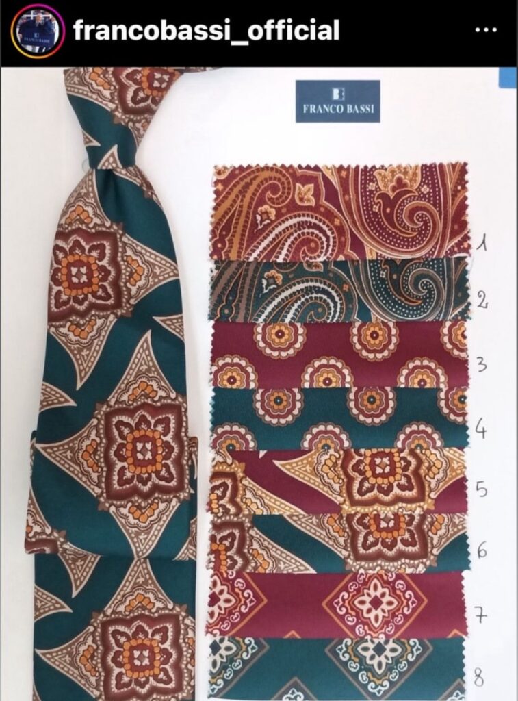 敬意を表します、Franco Bassi （フランコバッシ）holiday and brown