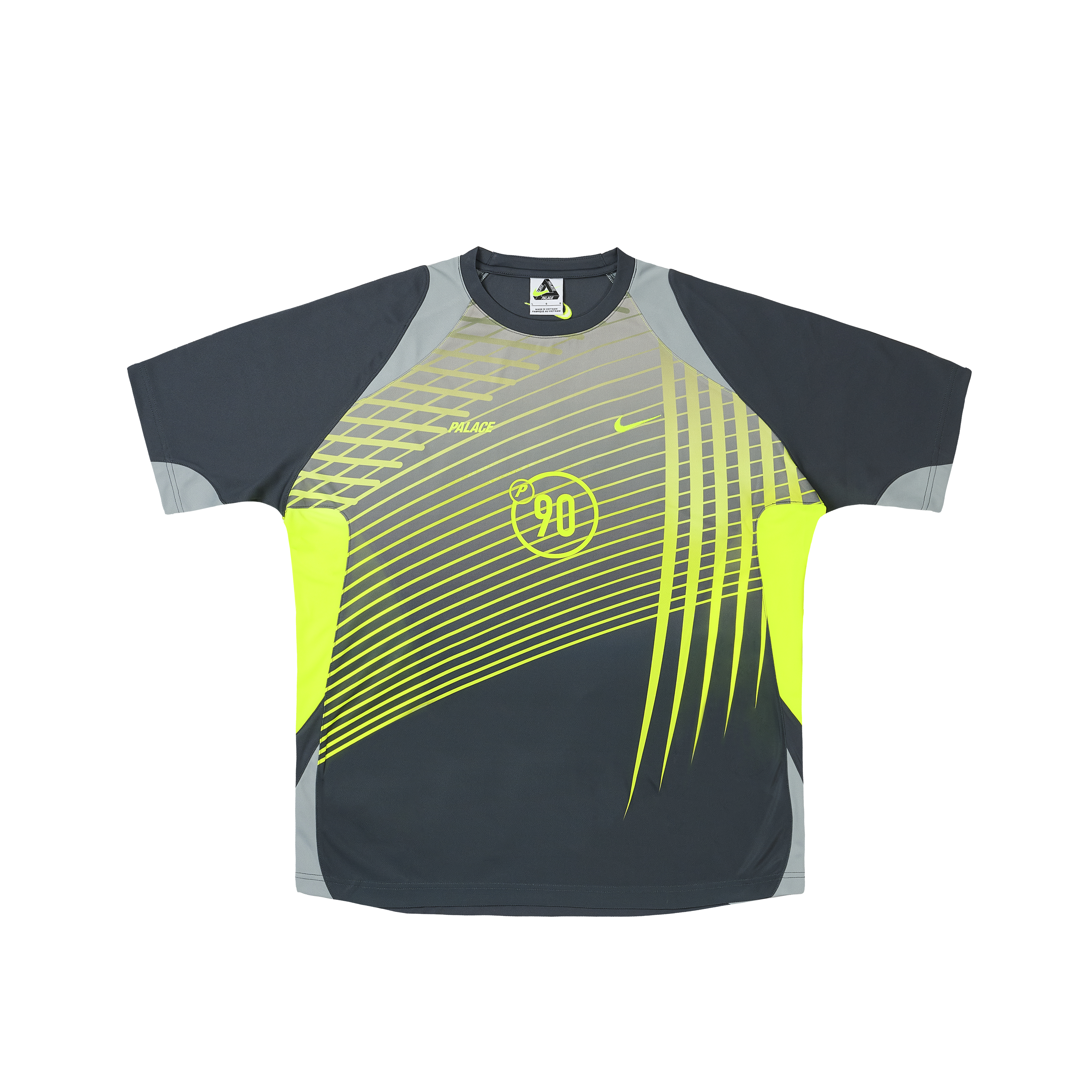 PALACE NIKE TOTAL P90 JERSEY GREY | PALACE SKATEBOARDS