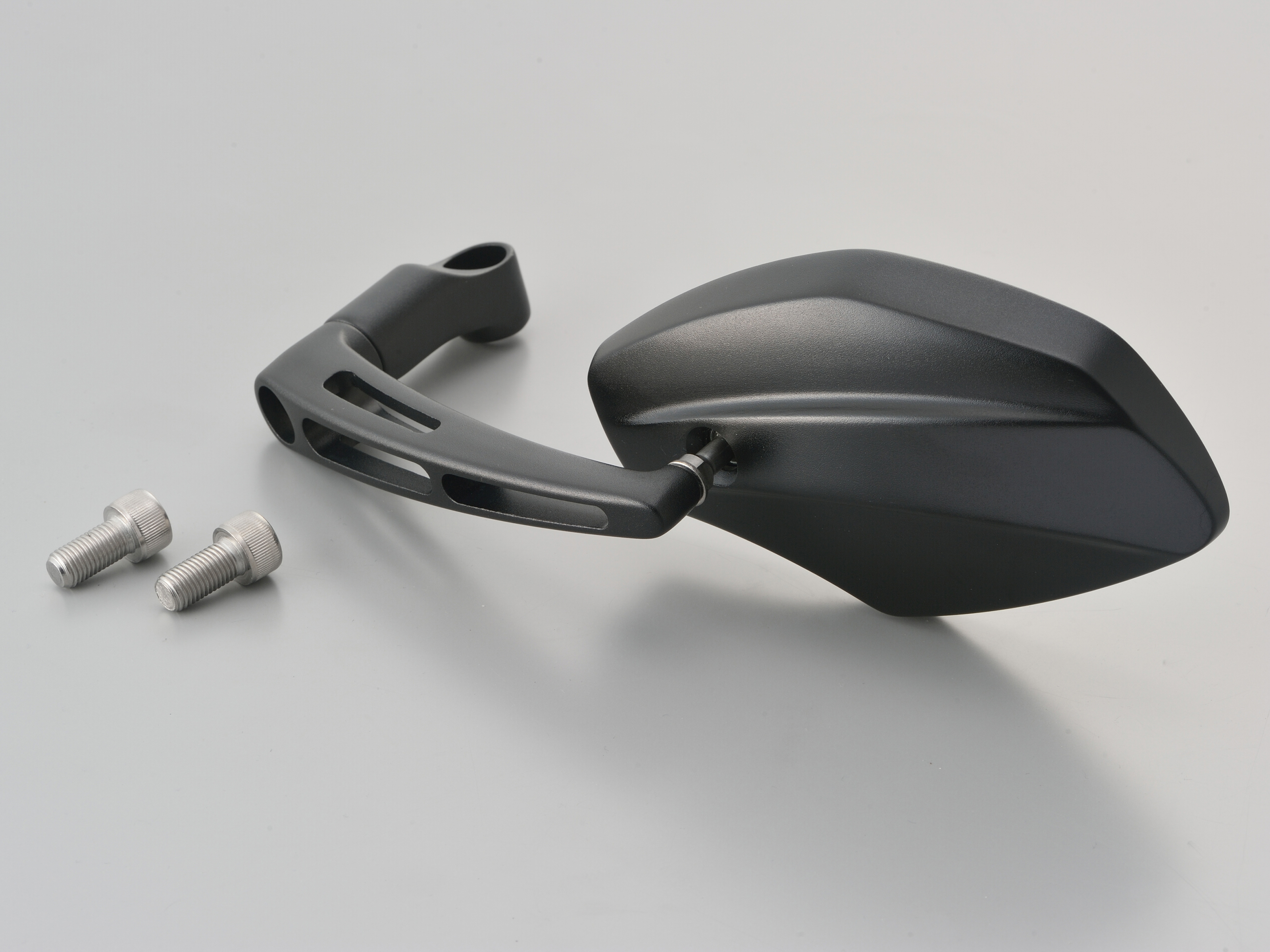 パラレルミラー ヘキサゴン 左用 ブラストブラック（新保安基準 適合