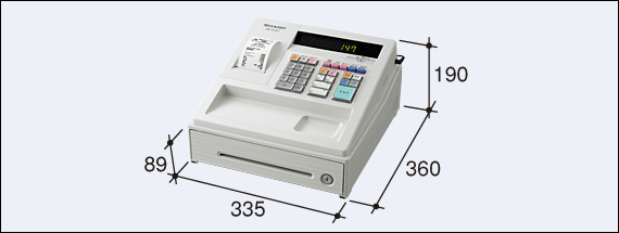 軽減税率対応レジスター シャープ XE-A147